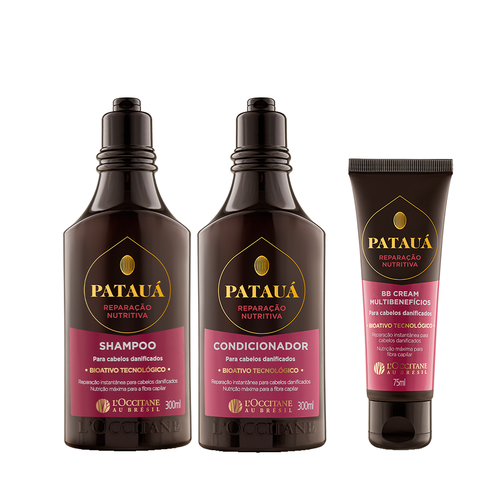 Combo Patauá Reparação: Shampoo, Condicionador e BB Cream, ,  large image number 0